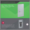 Schneider QOC Series Convertible Load Center Covers — Surface & Flush Mount (30–54 Spaces)