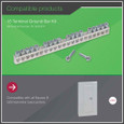 Schneider PK Grounding Terminal Bar Kits (3–28 Positions)