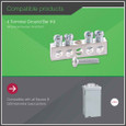 Schneider PK Grounding Terminal Bar Kits (3–28 Positions)