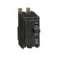 Schneider Mini Circuit Breaker, QO, 2 Pole, 120/240VAC, 10kA, Bolt On