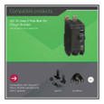Schneider Mini Circuit Breaker, QO, 2 Pole, 120/240VAC, 10kA, Bolt On