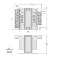 Schneider 9070T Industrial Control Transformer Series — Type T, 50–500 VA, 240/480V to 120V