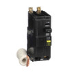 Schneider Mini Circuit Breaker, QO, 25A, 2 Pole, 120/240VAC, 10kA, Bolt On