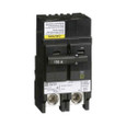 Schneider Mini Circuit Breaker, QO, 2 Pole, 120/240VAC, 22kA, Bolt On