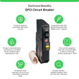 Schneider Mini Circuit Breaker, QO, 1 Pole