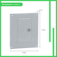 Schneider HOMeline Plug-On Neutral Load Centers — 125A Main Lug, 8–60 Circuit Indoor Panels