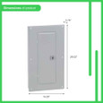 Schneider HOMeline Plug-On Neutral Load Centers — 125A Main Lug, 8–60 Circuit Indoor Panels