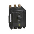 Schneider Mini Circuit Breaker, QO, 3 Pole, 120/240VAC, 10kA, Bolt On