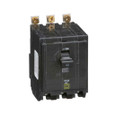 Schneider Mini Circuit Breaker, QO, 3 Pole, 120/240VAC, 10kA, Bolt On
