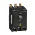 Schneider Mini Circuit Breaker, QO, 3 Pole, 120/240VAC, 10kA, Bolt On