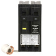 Schneider HOM GFI Series — HOMeline 2-Pole Ground-Fault Circuit Breakers (15–50A)