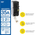 Schneider QO GFI Series 2-Pole Ground Fault Circuit Breakers (15A–60A)