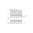 Schneider 9080LBA Series Panel Terminal Block Assemblies, Selectable Number of Poles