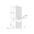 Schneider 9080LBA Series Panel Terminal Block Assemblies, Selectable Number of Poles