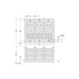 Schneider 9080LBA Series Panel Terminal Block Assemblies, Selectable Number of Poles