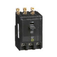 Schneider Mini Circuit Breaker, QO, 3 Pole, 120/240VAC, 22kA, Bolt On