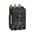 Schneider Mini Circuit Breaker, QO, 3 Pole, 120/240VAC, 22kA, Bolt On