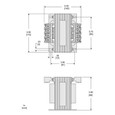 Schneider 9070T Type T Industrial Control Transformers, 50–5000 VA, 120 x 240 Vac Primary, 24 Vac Secondary