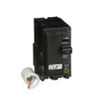 Schneider Mini Circuit Breaker, QO, 20A, 2 Pole, 120VAC, 10kA, Plug In, Switch Neutral