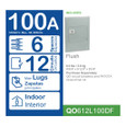 Schneider QO Load Centers — 6/12 & 8/16 Circuit, 100A Main Breaker/Convertible, Flush & Surface Models