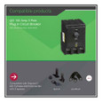 Schneider QO Series Plug-On Miniature Circuit Breakers — 3-Pole, 10–200A Thermal-Magnetic