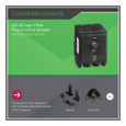 Schneider QO Series Plug-On Miniature Circuit Breakers — 3-Pole, 10–200A Thermal-Magnetic