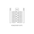 Schneider HOM Series Main Breaker Load Centers – 100A (8–60 Circuits)