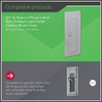 Schneider Cover, QO, for 42 Space Load Center with QDL Main Breaker, Surface, Gray