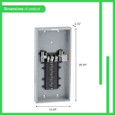 Schneider QO Plug-On Neutral Load Centers – 125A/200A/225A Convertible Main Lug Indoor Panels