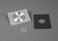 Wiremold Modulink 880MP Series Floor Box Communication Cover Plates - Brushed Aluminum