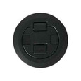 Wiremold 4ATCP2RBK 4AT Prewired Dual Service Evolution™ Poke-Thru Device-Black