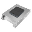 Wiremold RFBA Series 4-Gang Steel Floor Box with Removable Dividers - 3.0" Depth
