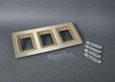 Wiremold Modulink 880MP Series Floor Boxes Solid Brass Cover Plate Flanges