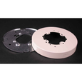 Wiremold High Capacity Steel Device Box - Single Gang - 4.688 in - Ivory Finish