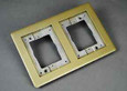 Wiremold Omnibox Series Two-Gang Combination Carpet and Tile Flange