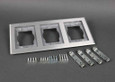 Wiremold 880W Series Floor Box Combination Carpet and Tile Flanges