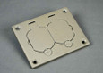 Wiremold 880W Series Powder-Coated Aluminum Duplex Cover Plate
