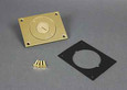 Wiremold 880W Series Powder-Coated Aluminum Cover Plate with 2" and 3/4" Plugs