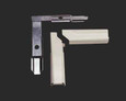 Wiremold V5711 500/700 Series Internal Twist Elbow Fitting - Steel Construction with 90