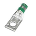 Color Keyed One-Hole Lugs #1AWG - Standard Barrel (600V to 35KV) - Green
