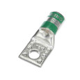 Color Keyed One-Hole Lugs #1AWG - Standard Barrel (600V to 35KV) - Green