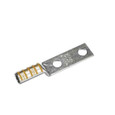 Color-Keyed Two Hole Lugs 250kcmil - Long Barrel (600V to 35KV) - Yellow