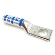 Color-Keyed Copper Compression Lugs #6 AWG – One-Hole, Long-Barrel Lugs - Blue