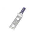 Color-Keyed Two Hole Lugs 4/0AWG - Long Barrel (600V to 35KV) - Purple