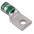 Color Keyed One-Hole Lugs #4AWG - Standard Barrel (600V to 35KV) - Grey