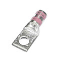 Color Keyed One-Hole Lugs 1/0AWG - Standard Barrel (600V to 35KV) - Pink