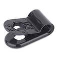 Ty-Rap Nylon Cable Clamps - M5 Mount Black Plain Edge with Size Markings