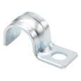 Bridgeport One Hole Pipe Straps - Zinc Plated Steel