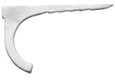 Bridgeport EMT Nail Straps - Zinc Plated Steel
