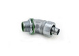 Bridgeport Liquid Tight 45° Connectors - Malleable Iron with Insulated Throat